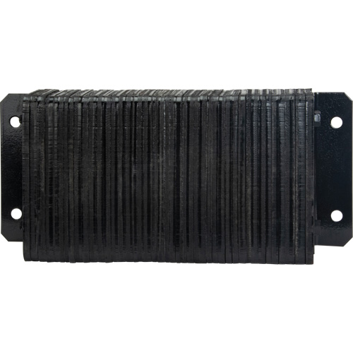 Butoirs de quai lamell&eacute;s, Horizontal, Caoutchouc, 24" la x 4" p x 12" h Dufferin Supply