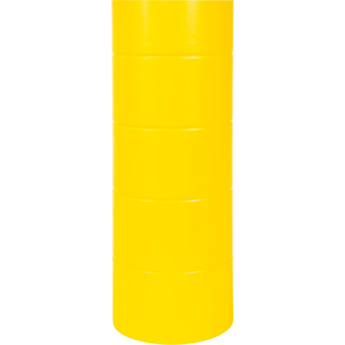 Polyethylene Bollard Cover, 6-5/8" Dia. x 60" L, Red/Yellow Dufferin Supply