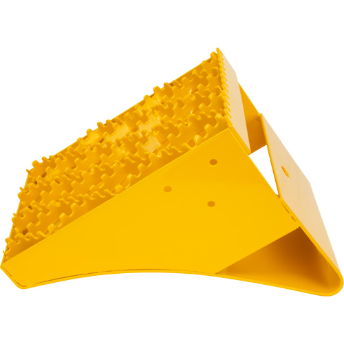 Ice Chocks, Steel, Yellow, 8-1/16" W x 10-5/8" D x 8-13/16" H Dufferin Supply