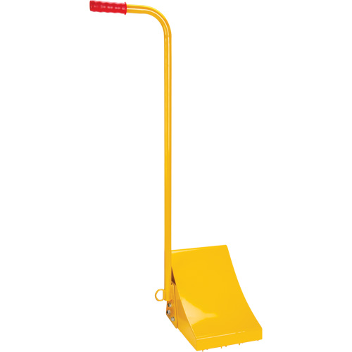Cale de roue pour la glace avec poign&eacute;e ergonomique, Acier, Jaune, 8-1/16" la x 10-5/8" p x 8-13/16" h Dufferin Supply