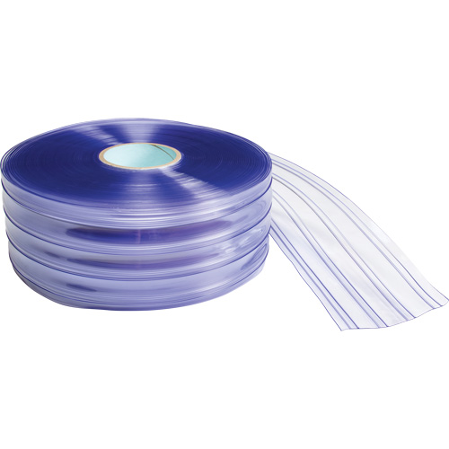 Ribbed Strip Curtain, 164' x 8" x 0.08" Dufferin Supply