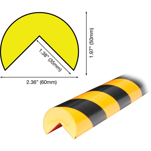 A Plus Profile 1M Corner Protection Bumper Guard Dufferin Supply