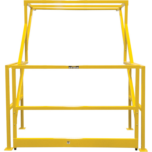 Mezzanine Safety Gate, 70" L x 77" H, 78" Raised, Yellow Dufferin Supply