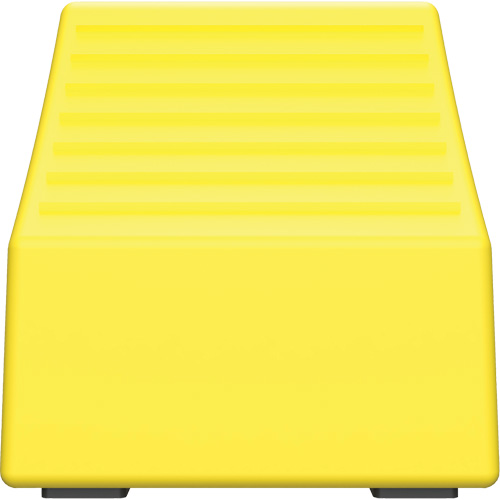 Checkers Safety Heavy-Duty Ultra Class Mining Wheel Chock, HDPE, Yellow, 14-1/2" W x 17-1/2" D x 16" H Dufferin Supply