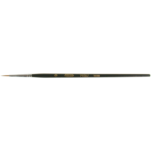 Pinceau d'artiste, Largeur de la brosse de 1/16", Martre rouge, Manche &agrave; Bois Dufferin Supply