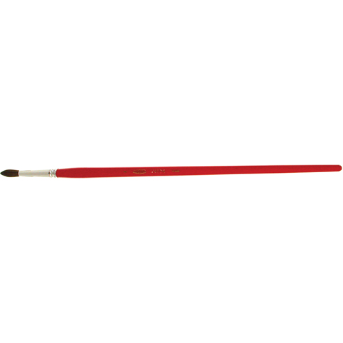 Pinceau de forme ronde pour marquage, Largeur de la brosse de 7/32", Soie de chameau, Manche &agrave; Bois Dufferin Supply