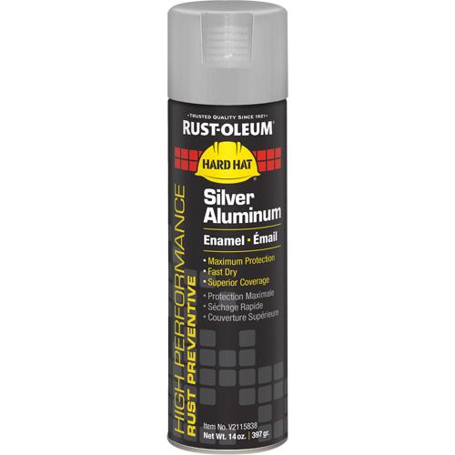 V2100 System Enamel Spray Paint, Silver Aluminum, Gloss, 14 oz., Aerosol Can Dufferin Supply