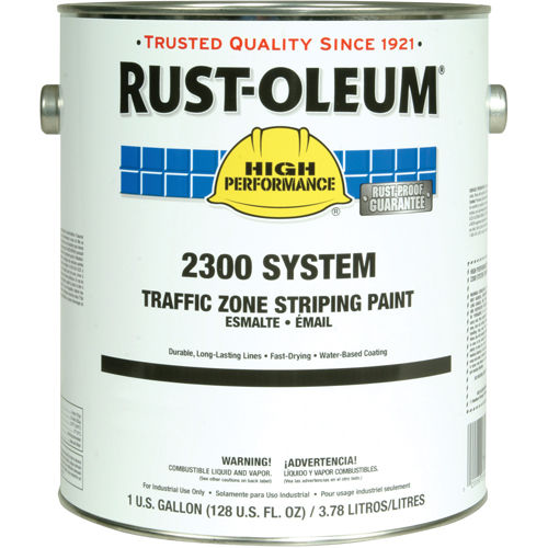 Peinture pour traçage de ligne pour zone de circulation System 2300, Jaune, Gallon Dufferin Supply