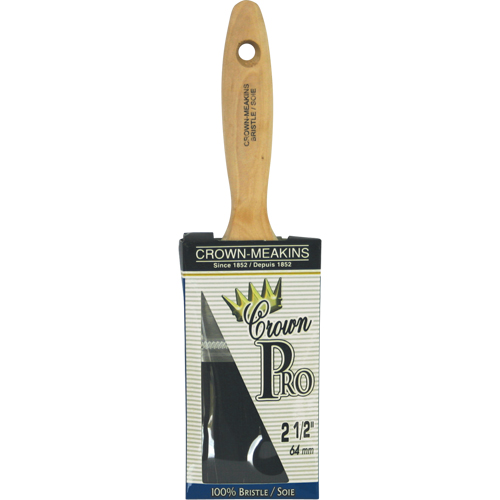 Pinceau &agrave; soies angulaires Crown Pro, Soies, Manche Bois, Largeur de 2-1/2" Dufferin Supply