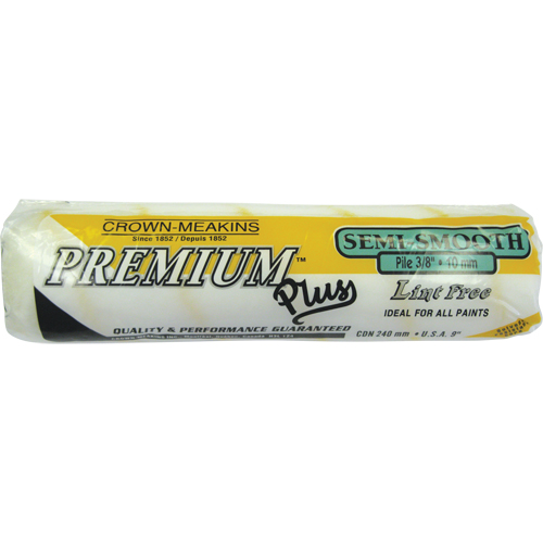 Manchon de rouleau &agrave; peinture non pelucheux professionnel, Nap 10 mm (3/8"), 240 mm (9-1/2") l Dufferin Supply