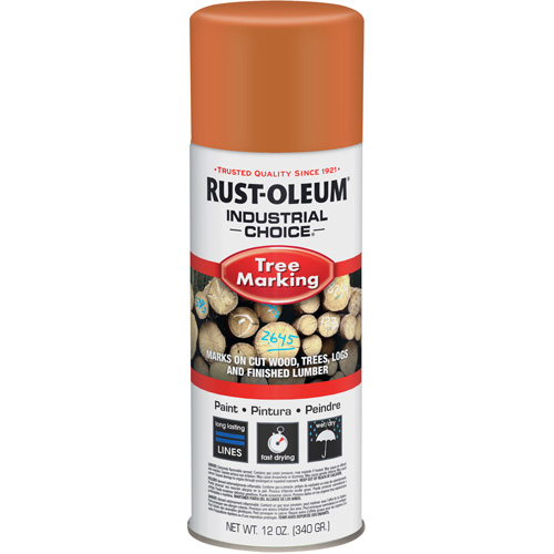 Peinture pour le marquage des arbres Industrial Choice T1600, 12 oz, Canette a&eacute;rosol Dufferin Supply