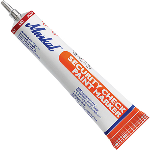 Marqueur de peinture de contr&ocirc;le de s&eacute;curit&eacute;, 1,7 oz, Tube, Rouge Dufferin Supply