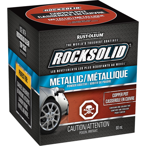 RockSolid&reg; Metallic Powder Additive, 60 mL, Bottle, Copper Pot Dufferin Supply