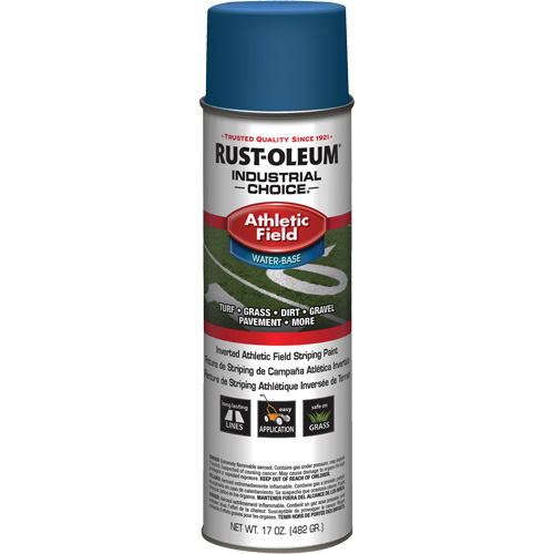 Peinture de lignage pour terrains de sport AF1600, Bleu, Canette a&eacute;rosol Dufferin Supply