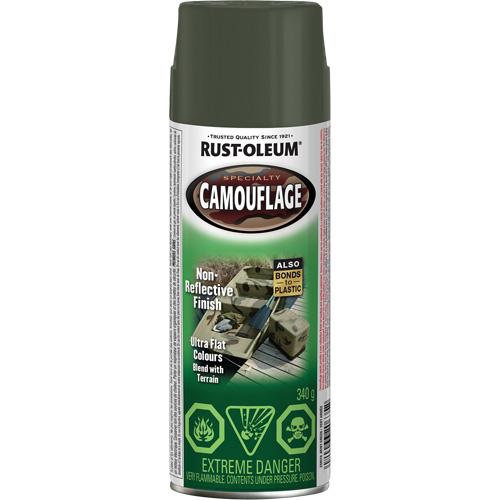 Specialty Camouflage Paint, Aerosol Can, Army Green Dufferin Supply