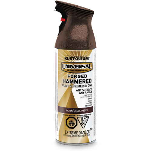 Couche de fond et peinture tout-en-un Universal, Ambre liss&eacute;, Martel&eacute;, Canette a&eacute;rosol Dufferin Supply