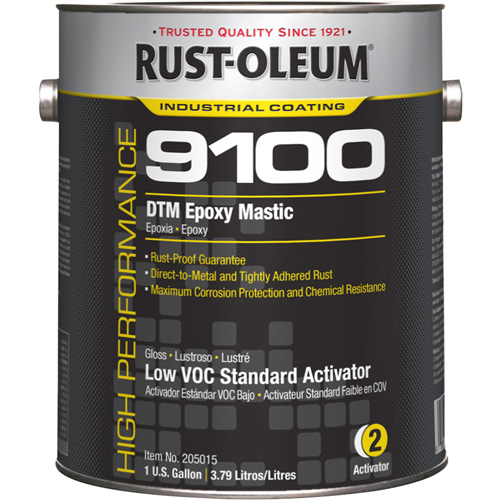 9100 System DTM Epoxy Mastic Standard 250 VOC Activator, Gallon Dufferin Supply