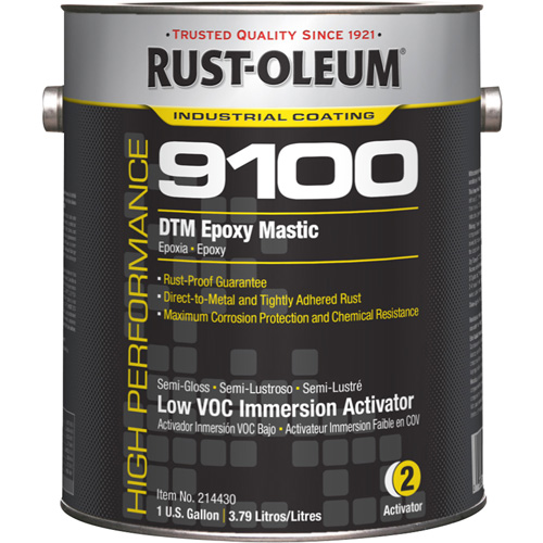 9100 System DTM Epoxy Mastic Immersion 250 VOC Activator, Gallon Dufferin Supply