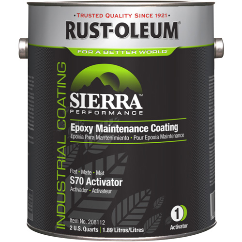 Activateur pour appr&ecirc;t acrylique &eacute;poxydique &agrave; base d'eau Sierra Performance S70/S71, Gallon, Blanc Dufferin Supply