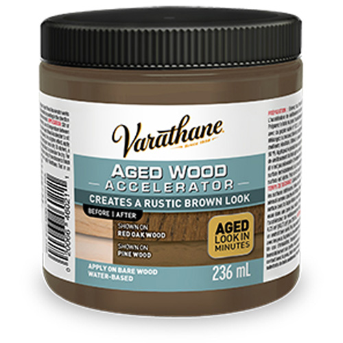 Acc&eacute;l&eacute;rateur de vieillissement du bois Varathane, 236 ml, Canette, Brun Dufferin Supply