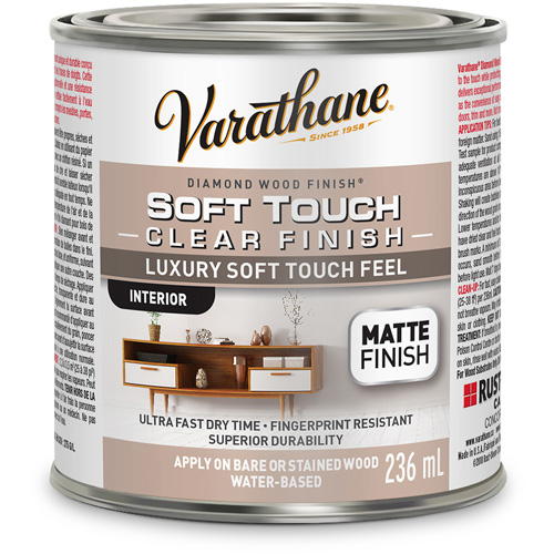 Varathane&reg; Diamond Wood Finish&reg; Coating, 236 ml, Clear, Matte Dufferin Supply