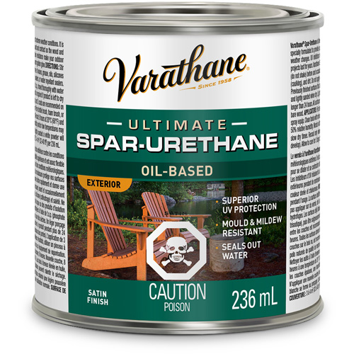 Varathane&reg; Diamond Outdoor Wood Finish, 236 ml, Clear, Satin Dufferin Supply