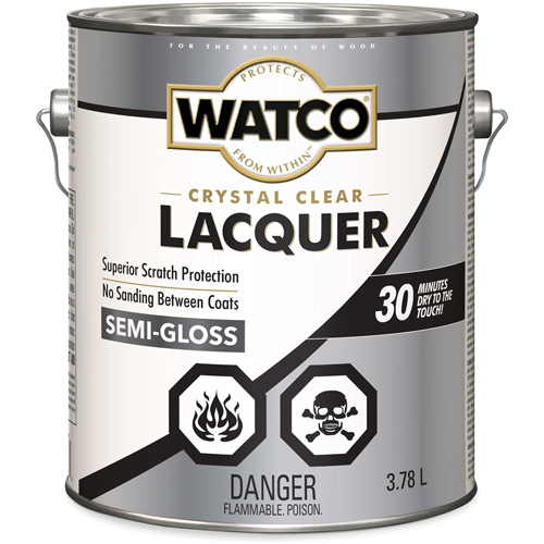 Laque pour bois Watco, 3,78 L, Transparent, Semi-brillant Dufferin Supply
