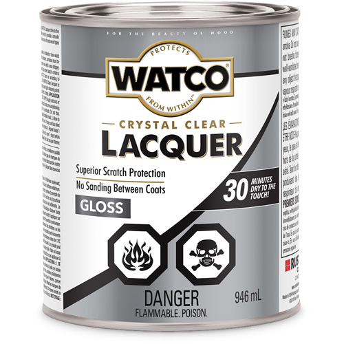 Laque pour bois Watco, 946 ml, Transparent, Brillant Dufferin Supply