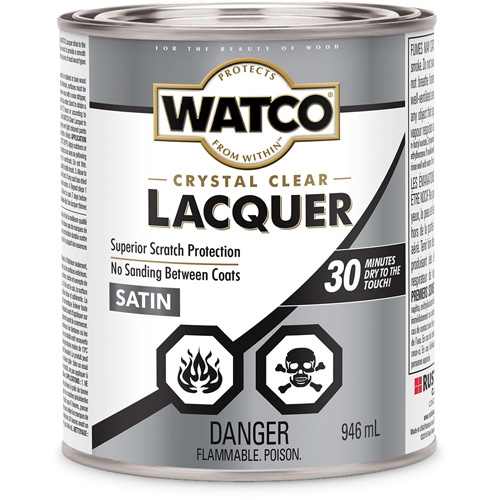 Laque pour bois Watco, 946 ml, Transparent, Satin Dufferin Supply