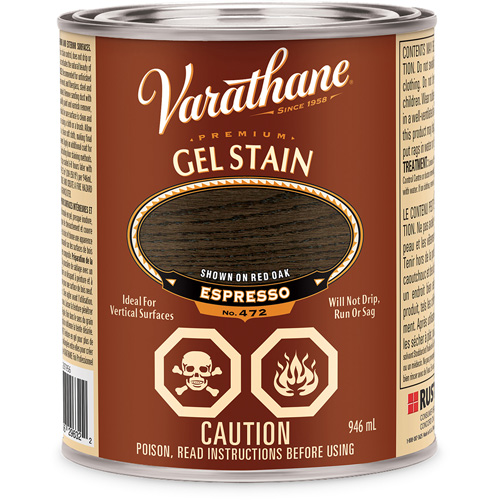 Varathane&reg; Premium Gel Stain, 946 ml, Espresso Dufferin Supply