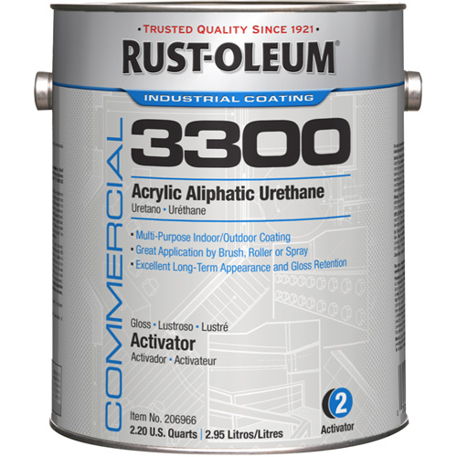 Syst&egrave;me 3300 de rev&ecirc;tement aliphatique &agrave; base dur&eacute;thane et dacrylique, 1 gal., Brillant Dufferin Supply