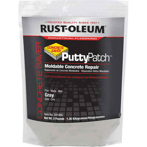Mat&eacute;riau de ragr&eacute;age Concrete Saver Putty Patch, Sac, Gris Dufferin Supply
