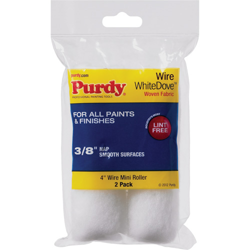 Mini rouleau en fil m&eacute;tallique Dove, Nap 9,5 mm (3/8"), 101 mm (4") l Dufferin Supply