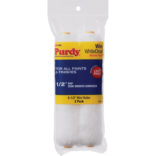 Mini rouleau en fil m&eacute;tallique Dove, Nap 12,7 mm (1/2"), 165 mm (6-1/2") l Dufferin Supply