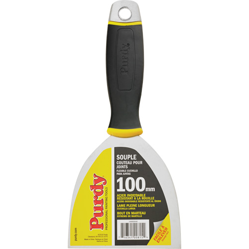 Couteau &agrave; joints de premi&egrave;re qualit&eacute;, Lame Acier inoxydable, Largeur 4", Manche Plastique Dufferin Supply