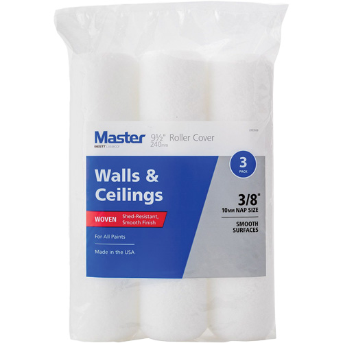 Master Woven Roller Cover, 10 mm (3/8") Nap, 240 mm (9-1/2") L Dufferin Supply