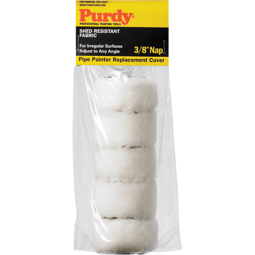 Pipe Painter Roller Refill, 10 mm (3/8") Nap, 177.8 mm (7") L Dufferin Supply