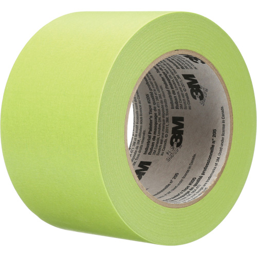 Industrial Painter's Tape 205, 72 mm (2-4/5") x 55 m (180'), Green Dufferin Supply