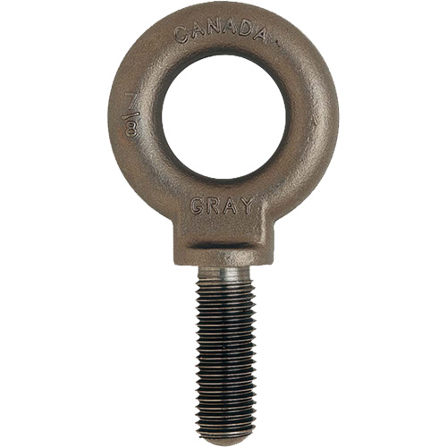 Eye Bolts, Uncoated Natural Finish, 1300lbs. (0.65 tons) Capacity Dufferin Supply