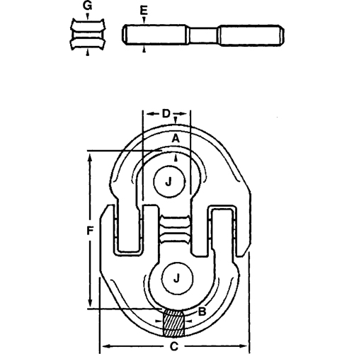 Maillons de connexion en acier alli&eacute; Dufferin Supply