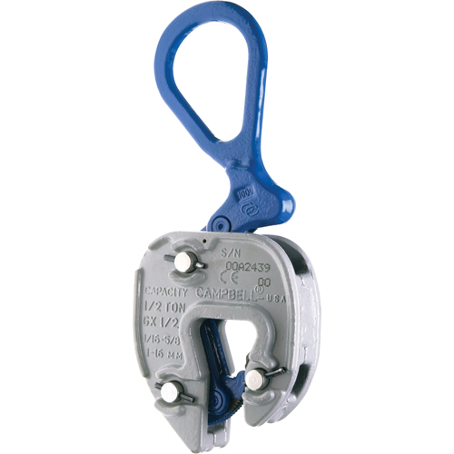 Brides de levage GX, 6000 lb (3 tonnes) Charge d'utilisation max., 1/16" - 1" Ouverture des m&acirc;choires Dufferin Supply