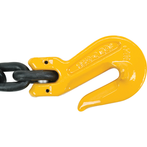 Chain Slings, 80 Chain, Double Legs, Oblong & Slip Hooks, 1/2" x 5' Dufferin Supply