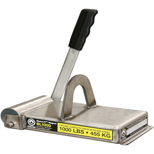 Basiclift Magnets, 1000 lbs. (0.5 tons) Holding Cap., 11" L x 5-5/8" W x 5-1/2" H Dufferin Supply