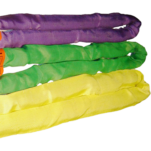Round Slings, Purple, 2" W x 4' L, 3000 lbs. Vertical Load Dufferin Supply