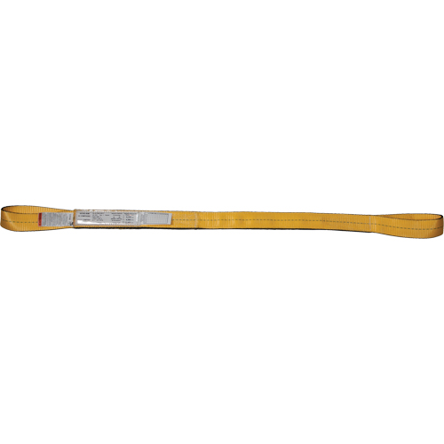 Nylon Slings, Single Ply, Double Eye, Type 3, 3" W x 3' L, 4700 lbs. Vertical Load Limit Dufferin Supply