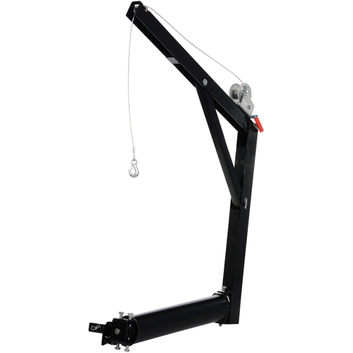 Hitch Mounted Truck Jib Crane, 600 lbs. (0.3 tons) Capacity, 84-5/8" Max. Clearance Dufferin Supply