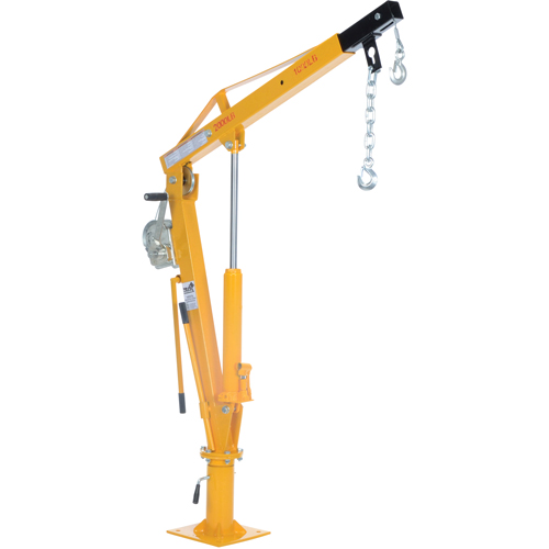 Winch Operated Truck Jib Crane, 1000 lbs. (0.5 tons) Capacity, 86-1/2" Max. Clearance Dufferin Supply