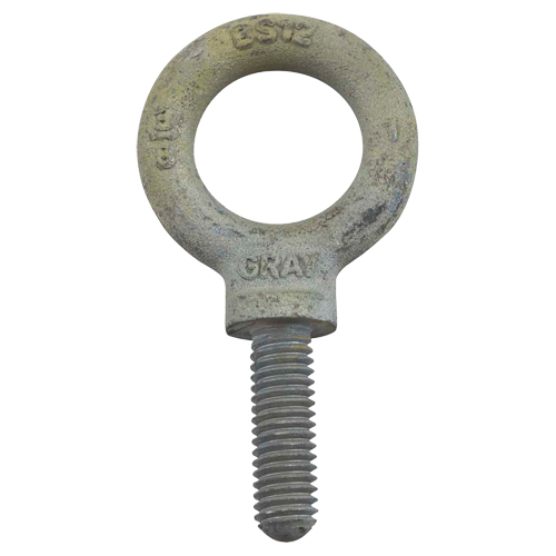 Eye Bolt, 2-13/16" Dia., 2" L, Galvanized, 7200 lbs. (3.6 tons) Capacity Dufferin Supply
