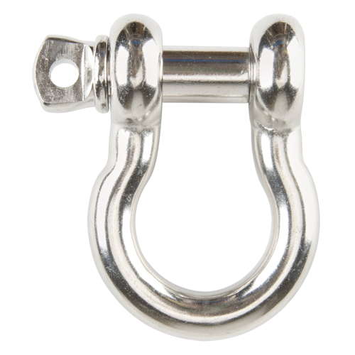 Screw Pin Anchor Shackle, 3/16", Screw Pin, Stainless Steel Dufferin Supply