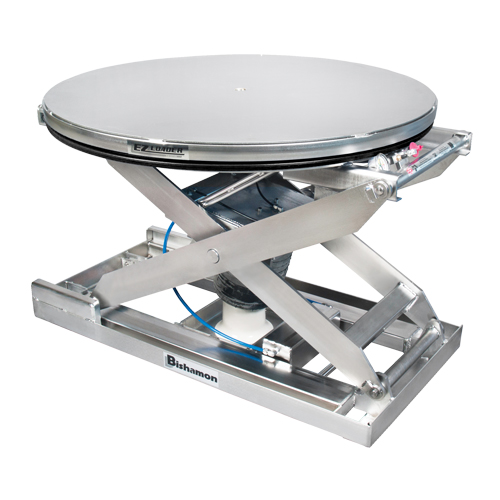 Positionneur pour palette &agrave; nivellement automatique EZ Loader SS - 100% acier inoxydable, 43" lo x 43" la, Capacit&eacute; 4000 lb Dufferin Supply